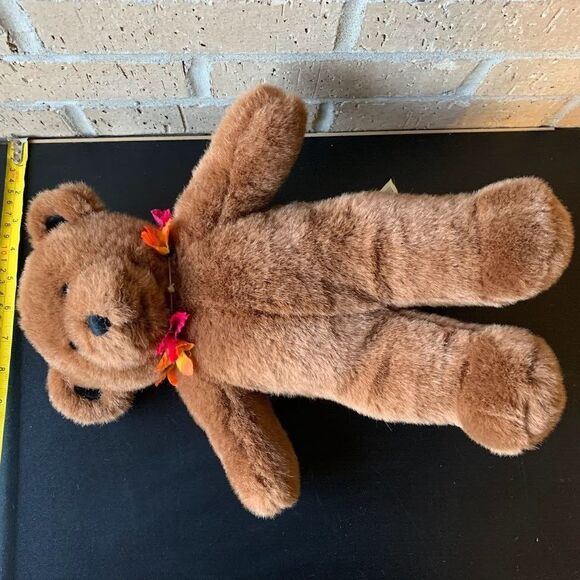 Two Build a Bear Workshop Teddy Plush Stuffed Tan Happy Hugs & Classic Brown - Picture 6 of 16
